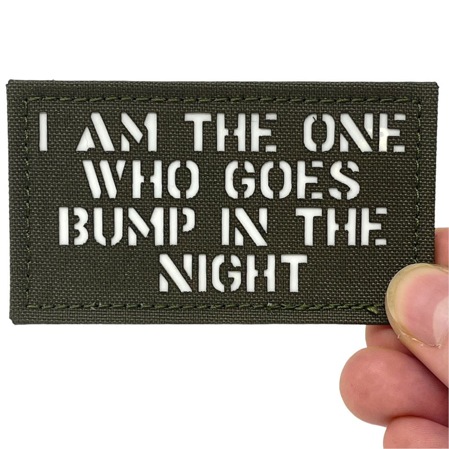 I am the one who goes bump in the night. Laser Cut Patch PatchPanel