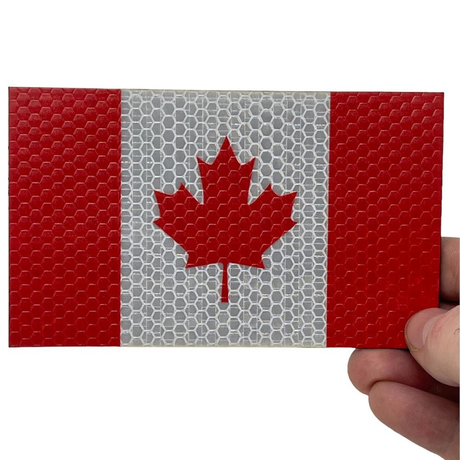 Jumbo Canada Flag - Hi Vis HiViz Patch PatchPanel
