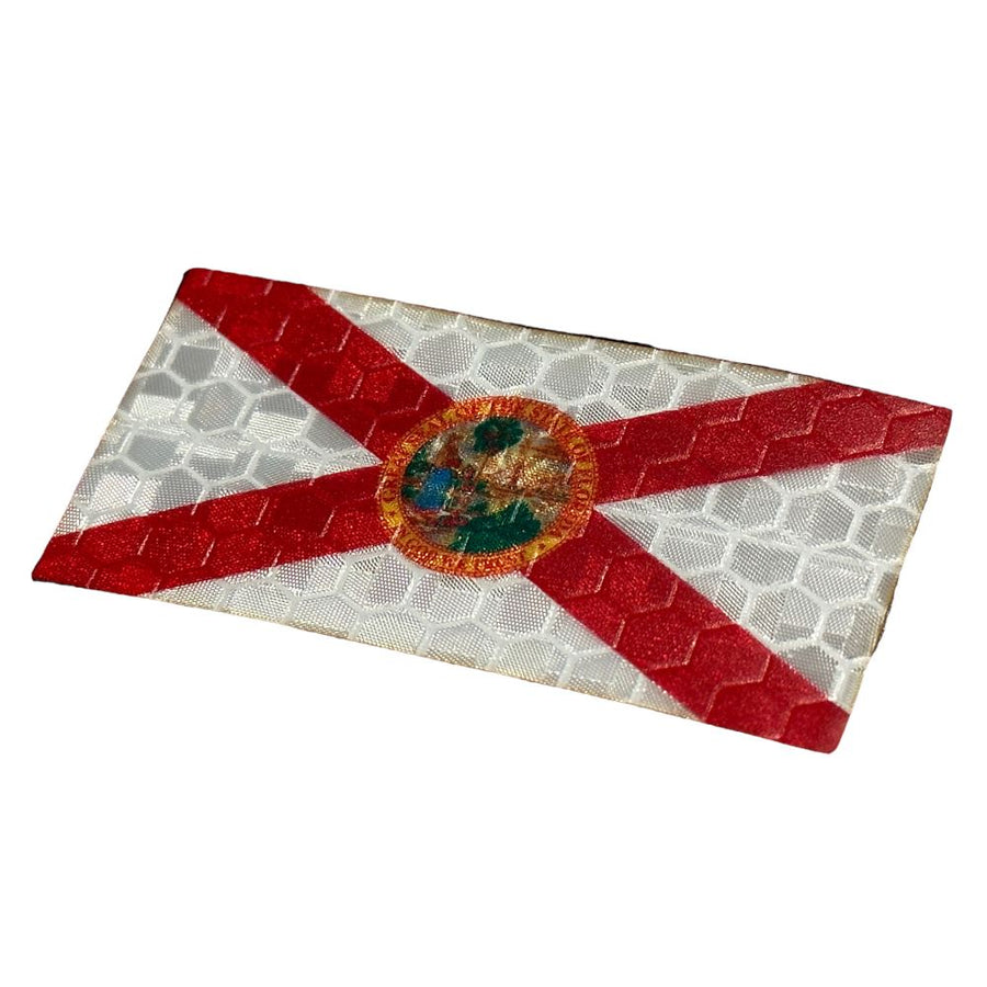 Micro Florida Flag - Hi Vis HiViz Patch PatchPanel