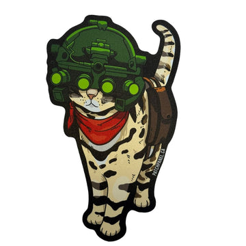 PATRIOT PETS - DOT THE TACTICAL LAWN LEOPARD - STICKER Sticker PatchPanel