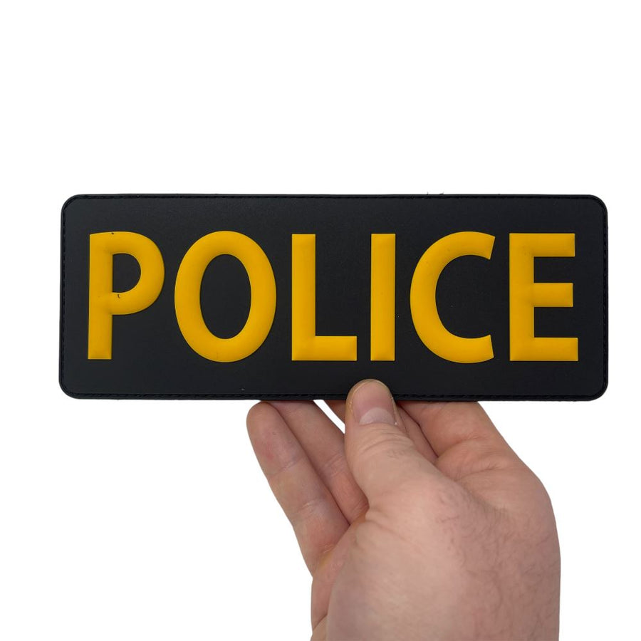 8 x 3 PVC POLICE Name Plate – PatchPanel