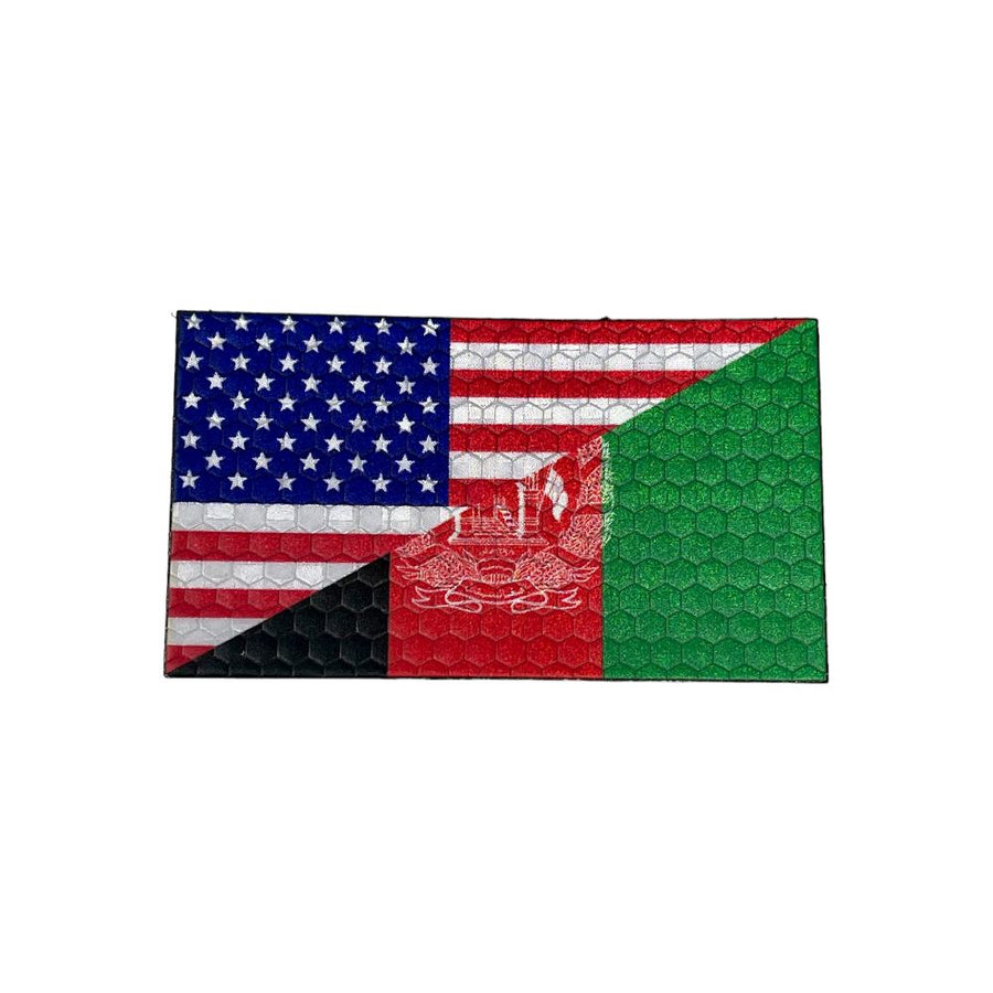 Afghanistan Split Flag - Multiple Options - Hi Vis HiViz Patch PatchPanel