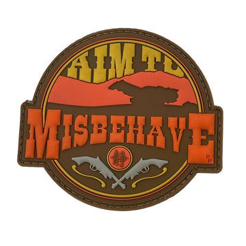 Aim to Misbehave - Patch + Sticker PVC Patch PatchPanel