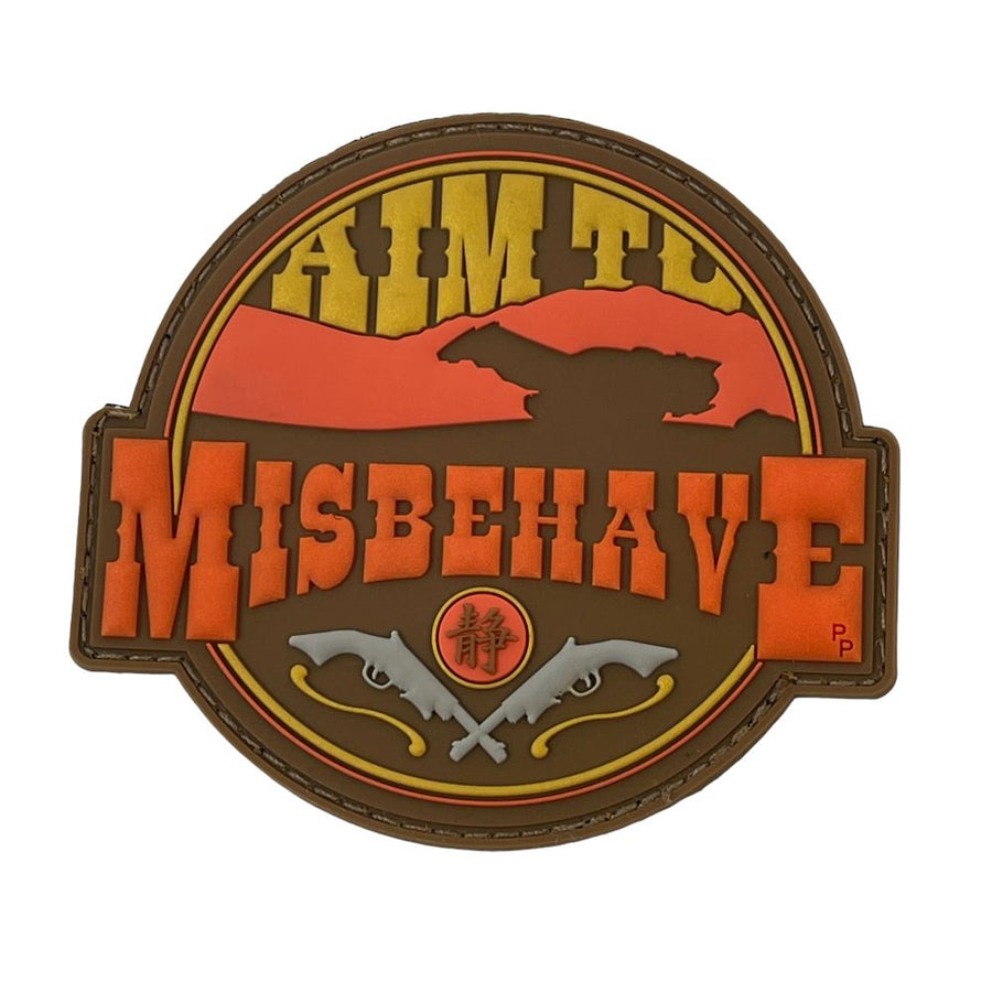 Aim to Misbehave - Patch + Sticker PVC Patch PatchPanel