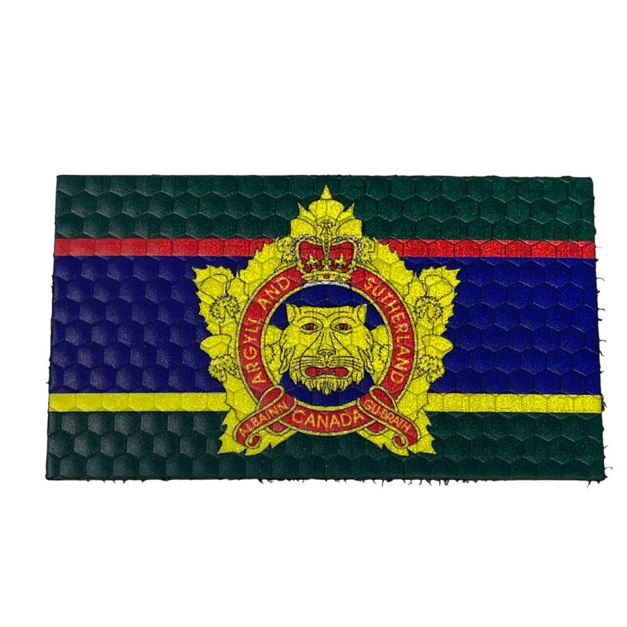 Argyll and Sutherland Highlanders of Canada Flag - Hi Vis HiViz Patch PatchPanel