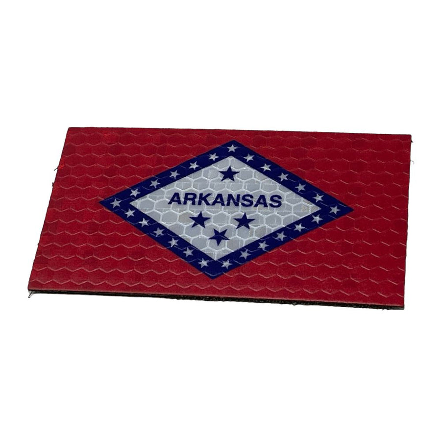 Arkansas Flag - Hi Vis HiViz Patch PatchPanel