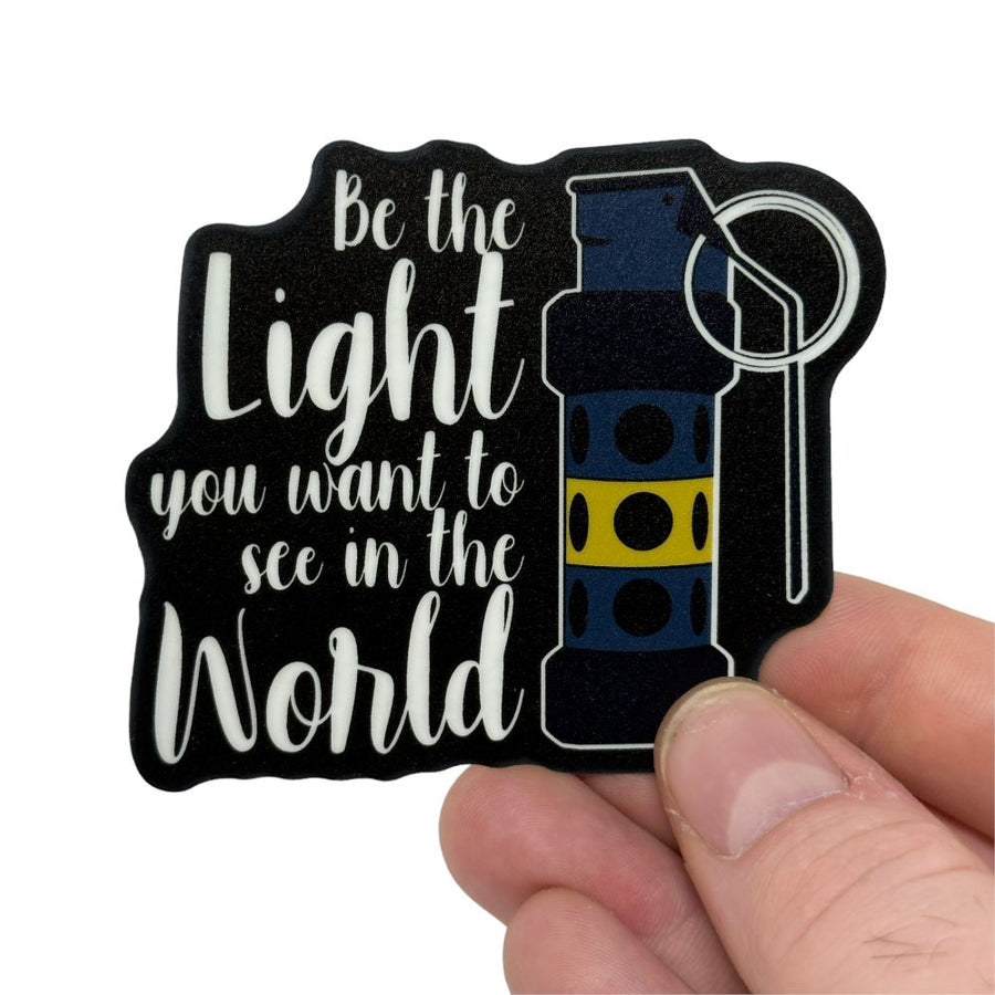 Be the Light - Glow in the Dark Sticker Sticker PatchPanel