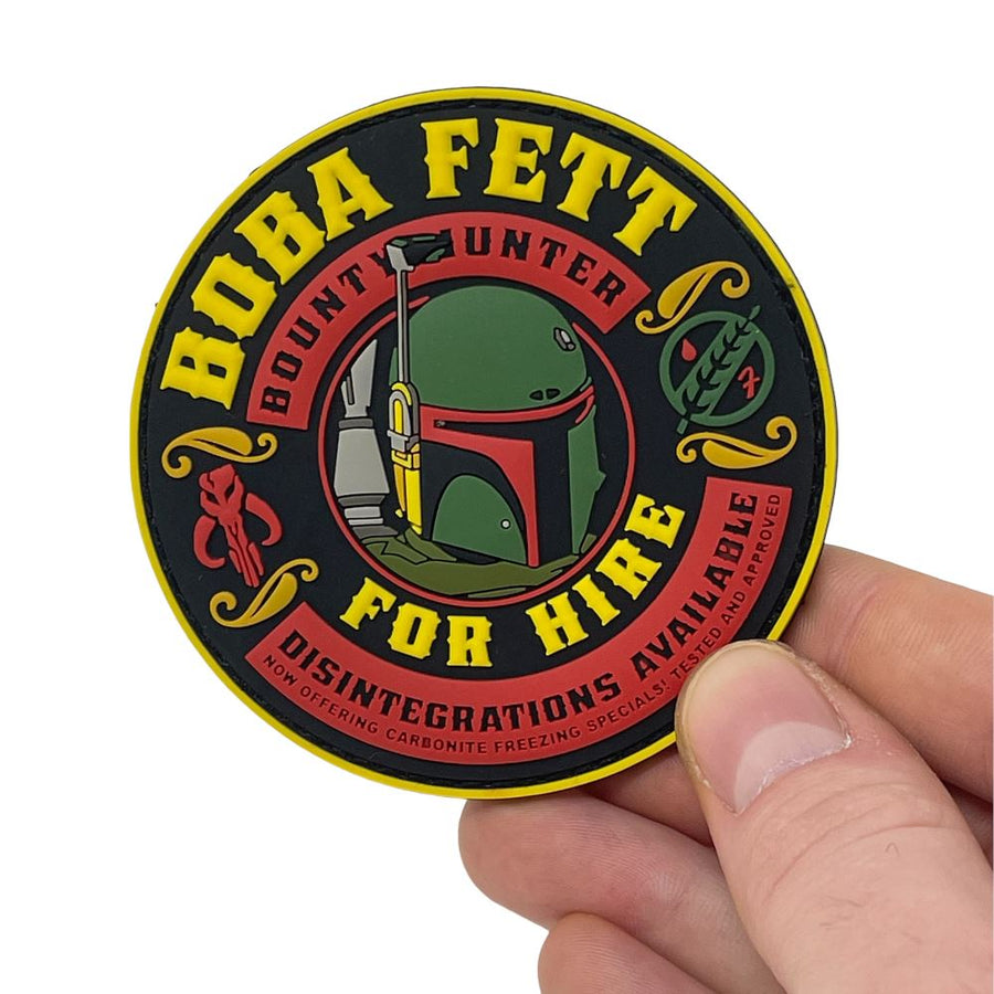 Bounty Hunter for Hire Patch + Sticker PVC Patch PatchPanel