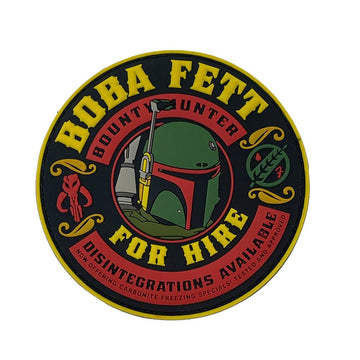 Bounty Hunter for Hire Patch + Sticker PVC Patch PatchPanel