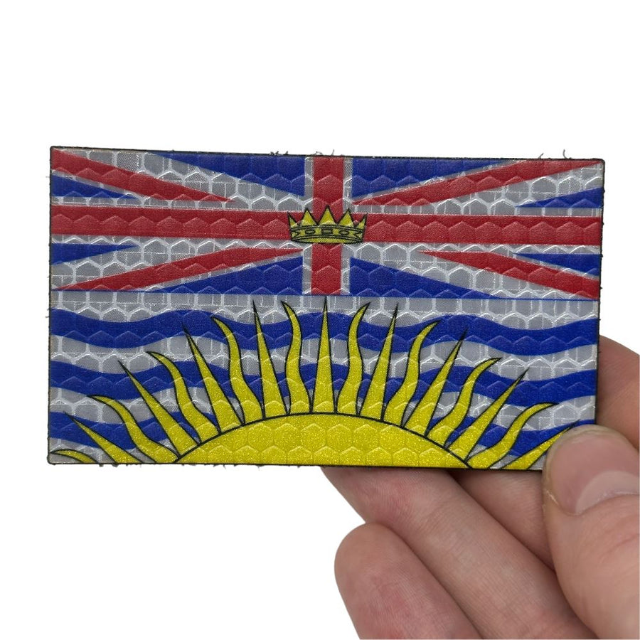 British Columbia Flag - Hi Vis HiViz Patch PatchPanel