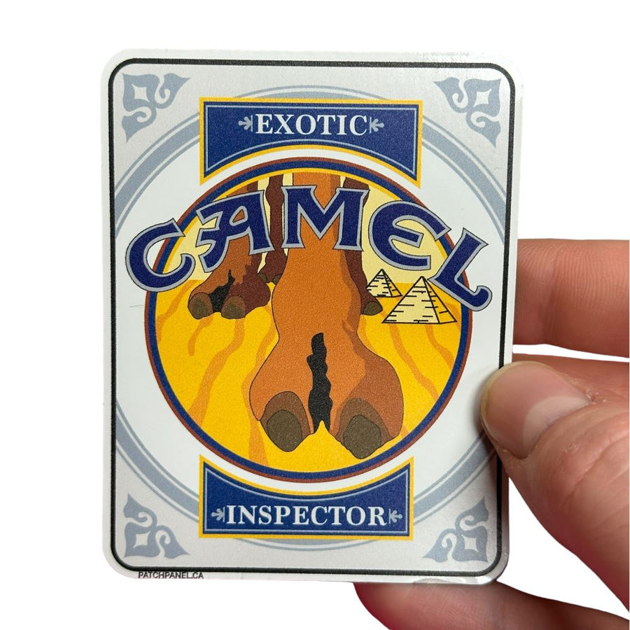 CAMEL TOE INSPECTOR - STICKER Sticker PatchPanel