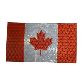 Canada Flag - Hi Vis Sticker HiViz Sticker PatchPanel