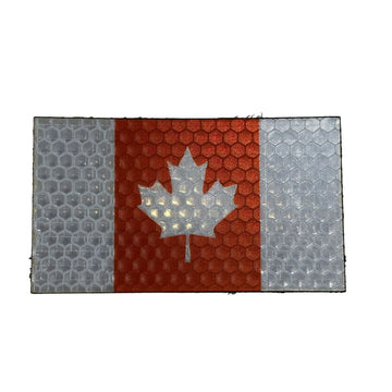 Canada Flag - Reverse - Hi Vis HiViz Patch PatchPanel
