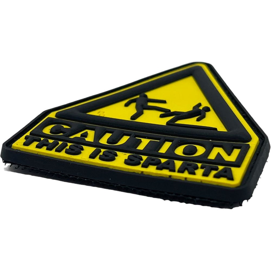 Caution: This is Sparta Patch + Sticker PVC Patch PatchPanel