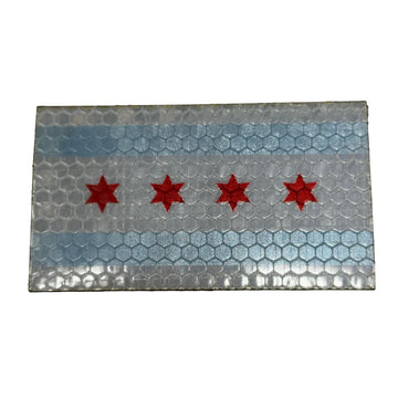 Chicago Flag - Hi Vis HiViz Patch PatchPanel