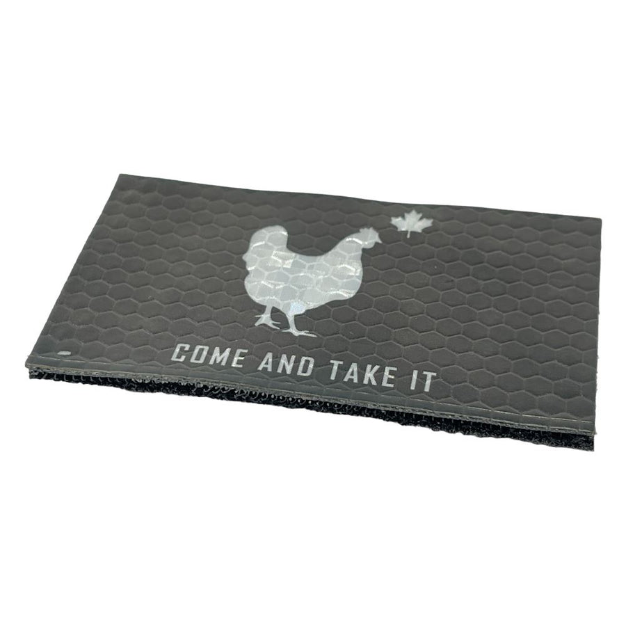 Come and take my Chickens - Hi Vis HiViz Patch PatchPanel