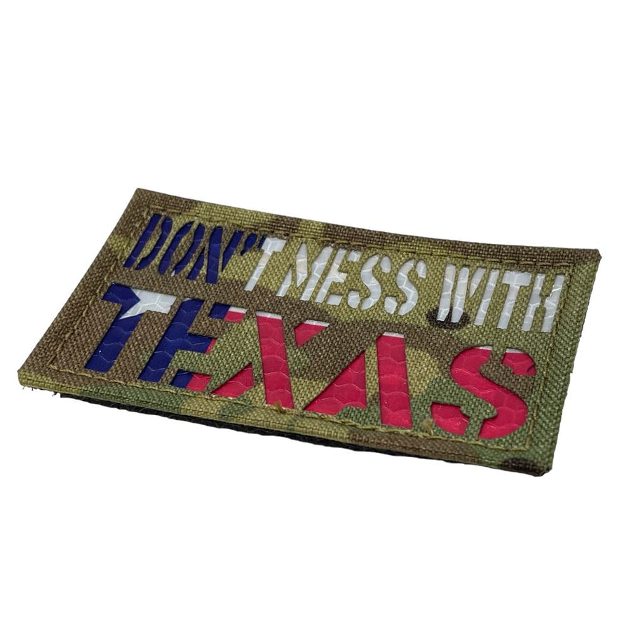Don't Mess with TEXAS Laser Cut Patch PatchPanel