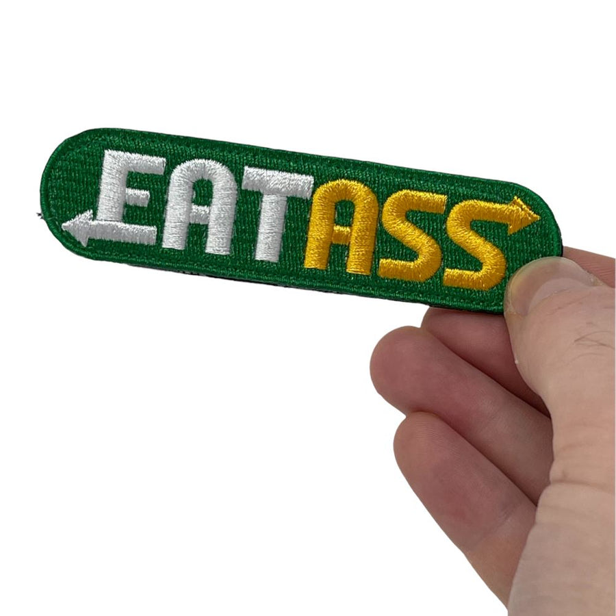 EatAss Patch + Sticker Embroidered Patch PatchPanel