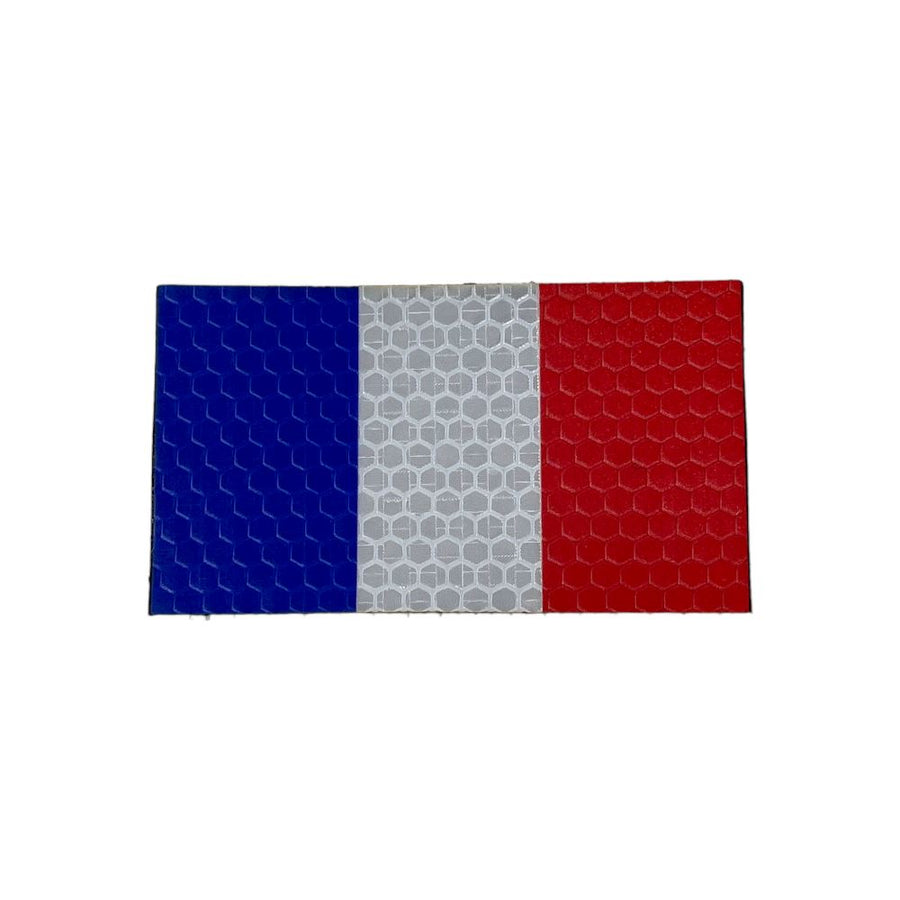 French Flag - Hi Vis HiViz Patch PatchPanel