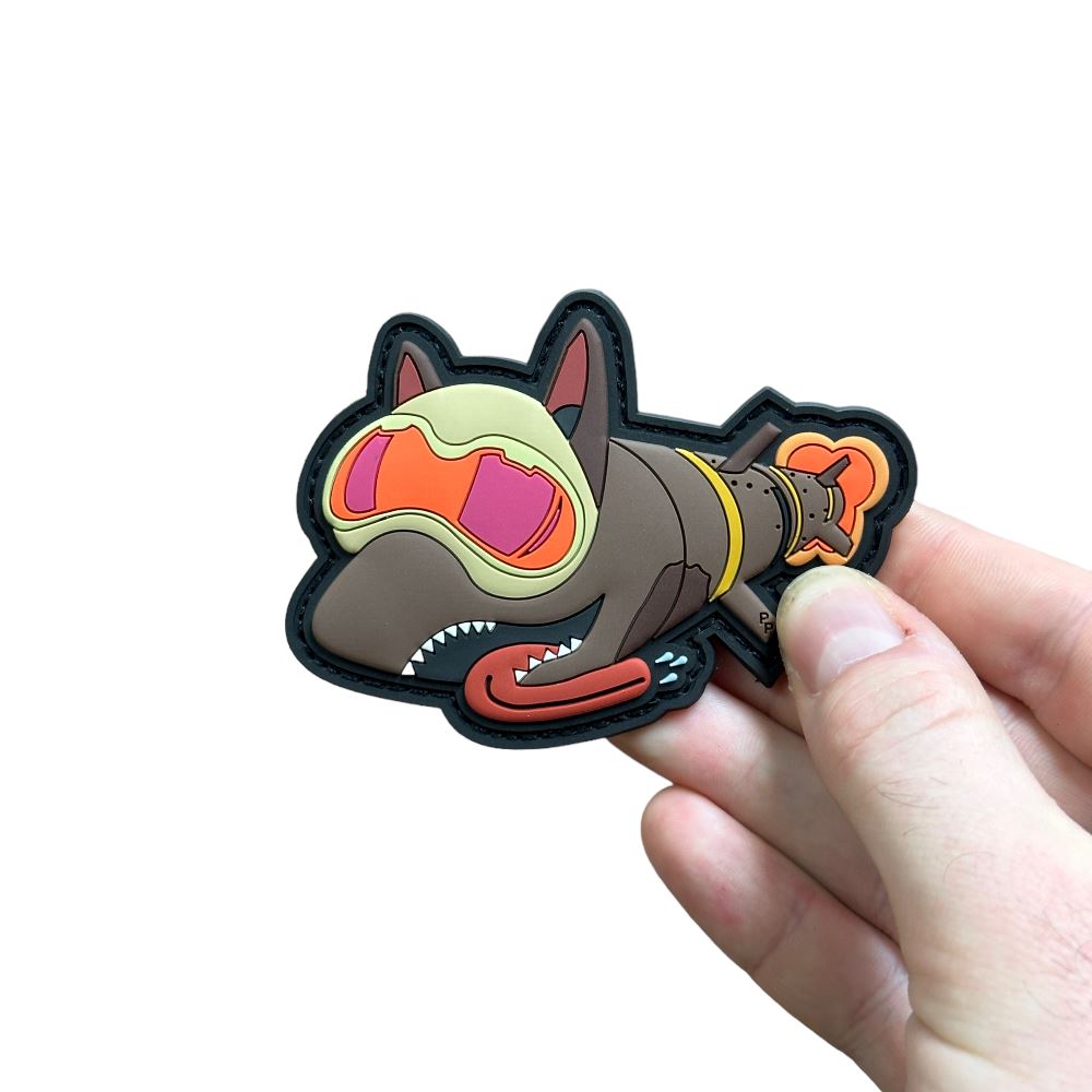 Fur Missile Patch + Sticker – PatchPanel