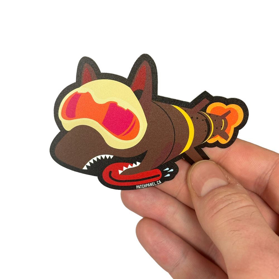 Fur Missile - Sticker Sticker PatchPanel