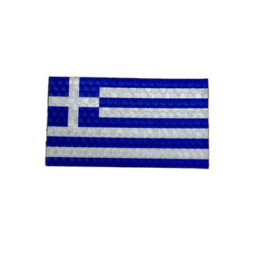 Greece Flag - Hi Vis HiViz Patch PatchPanel