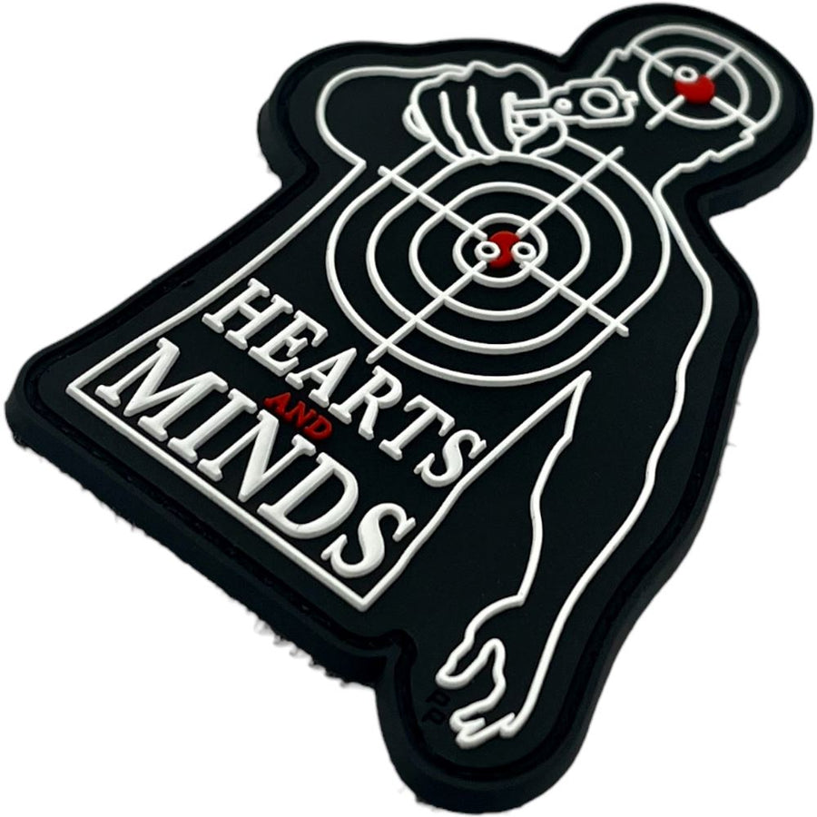 Hearts and Minds Patch + Sticker PVC Patch PatchPanel