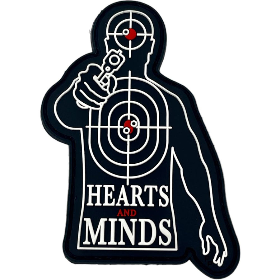 Hearts and Minds Patch + Sticker PVC Patch PatchPanel