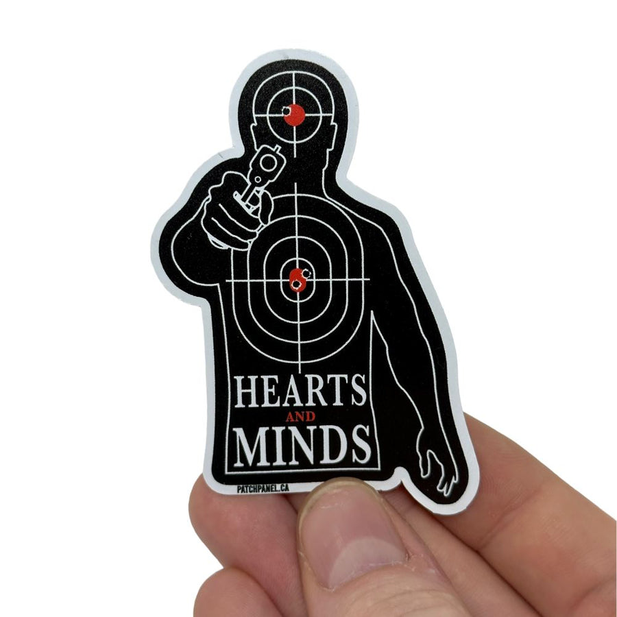 HEARTS AND MINDS - STICKER Sticker PatchPanel
