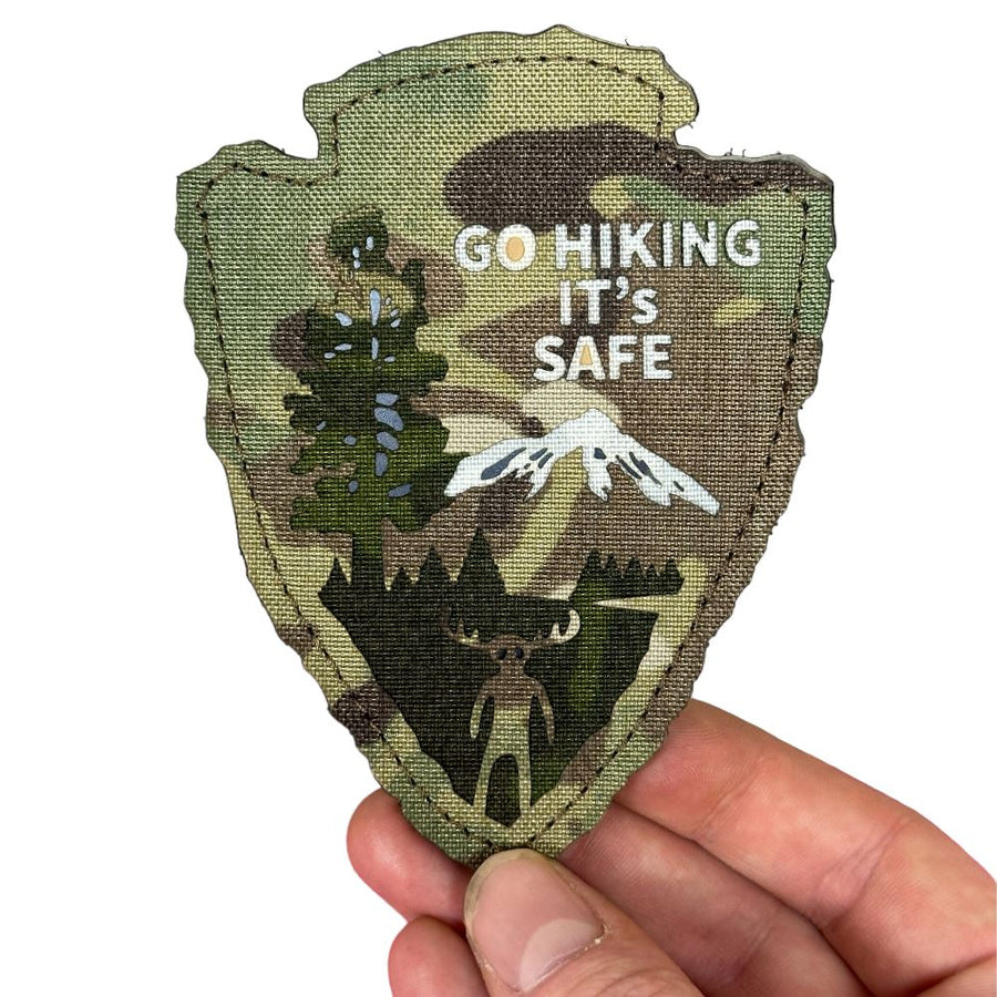 Hiking is safe - Laser Cut Laser Cut Patch PatchPanel
