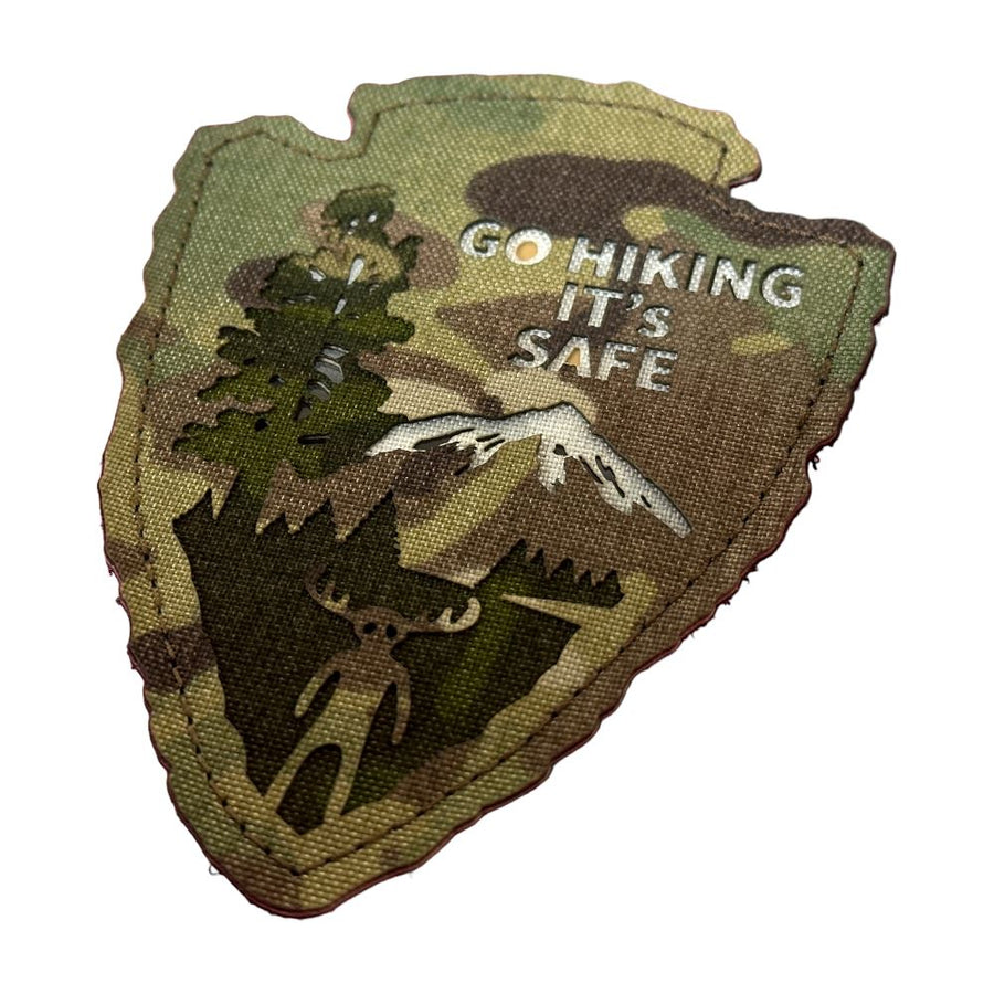 Hiking is safe - Laser Cut Laser Cut Patch PatchPanel