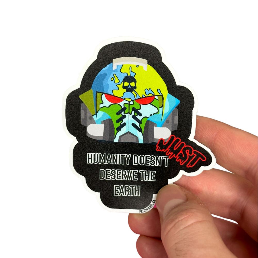 Humanity deserves all - Sticker Sticker PatchPanel