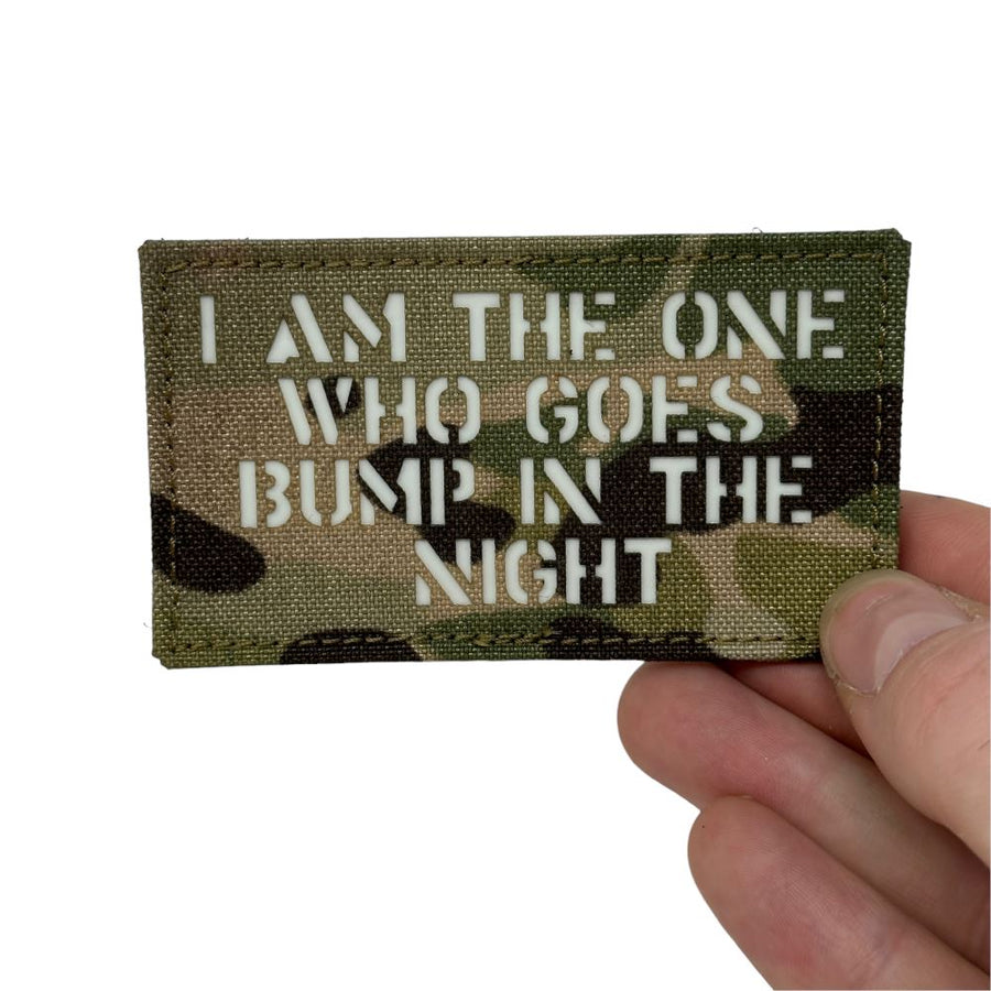 I am the one who goes bump in the night. Laser Cut Patch PatchPanel