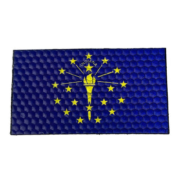Indiana Flag - Hi Vis HiViz Patch PatchPanel