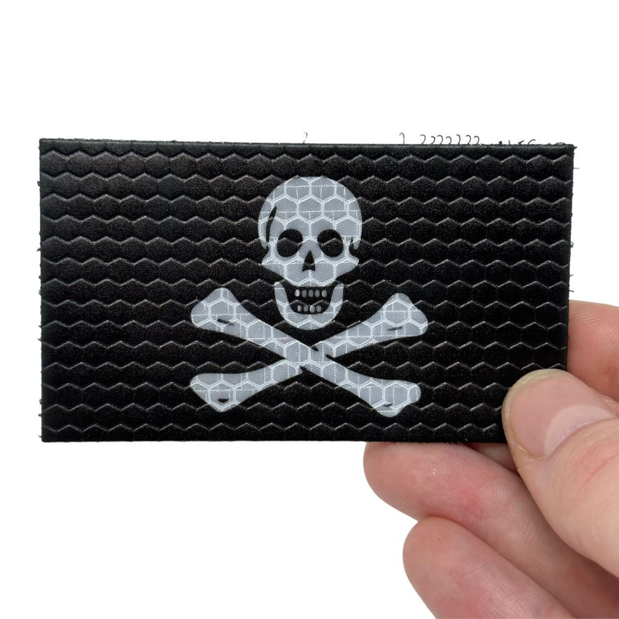 Jolly Roger Flag - Hi Vis HiViz Patch PatchPanel