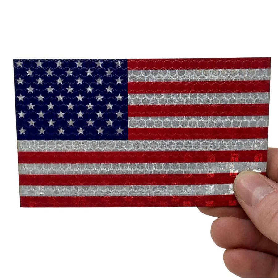 Jumbo United States Flag - Hi Vis - Full Colour IR HiViz Patch PatchPanel