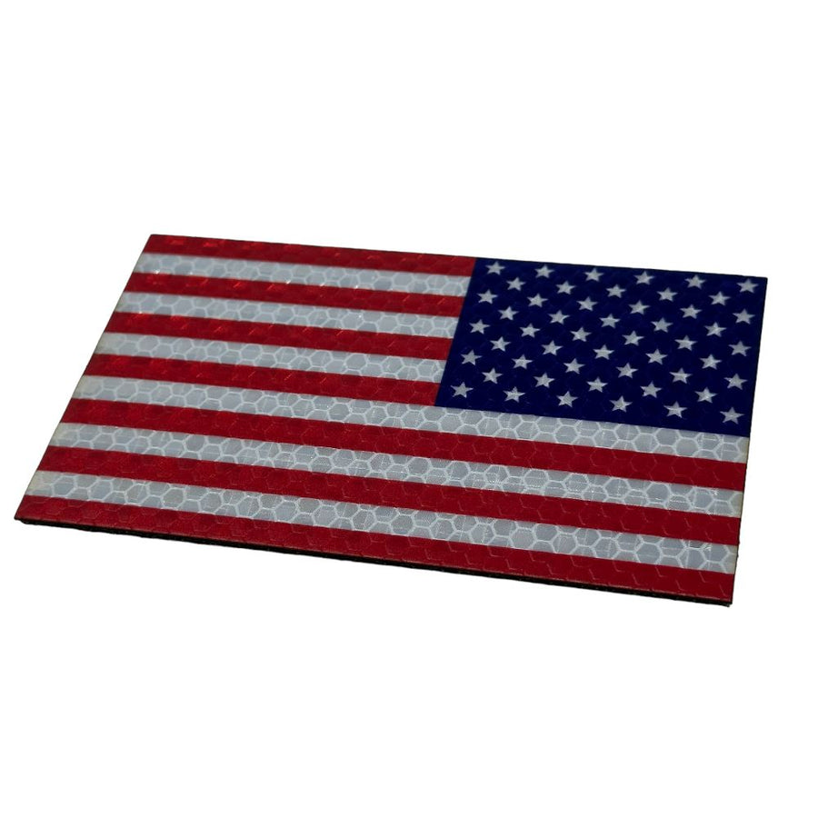Jumbo United States Flag - Reverse - Hi Vis - Full Colour IR HiViz Patch PatchPanel