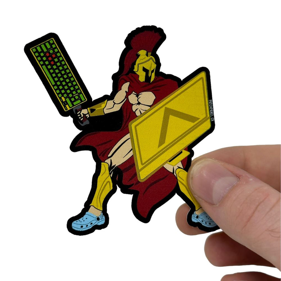 Keyboard Warrior - Sticker Sticker PatchPanel