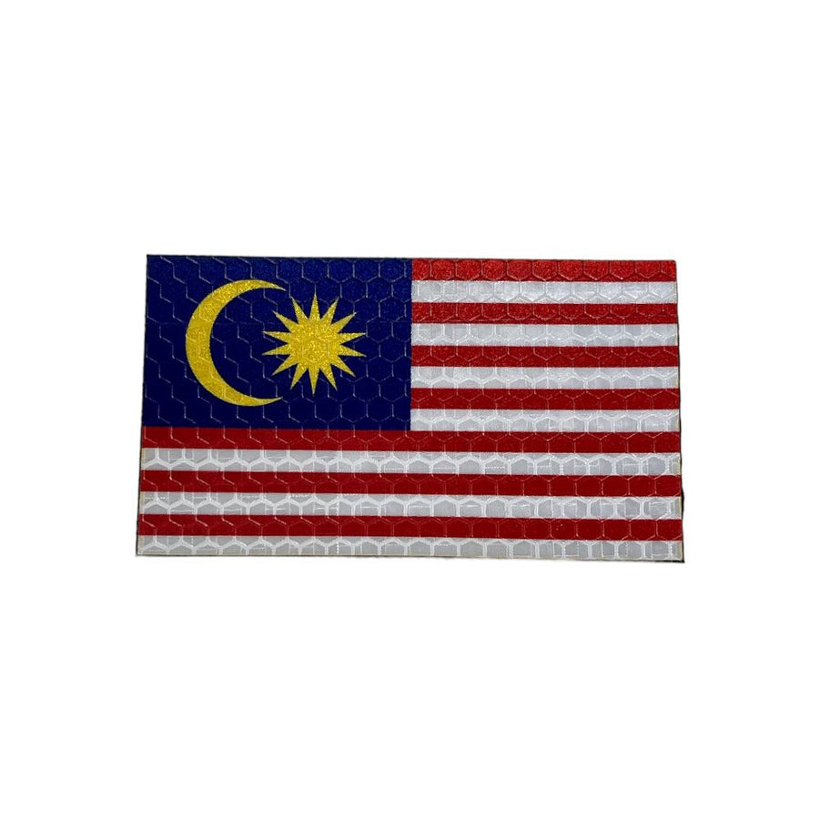 Malaysia Flag - Hi Vis HiViz Patch PatchPanel