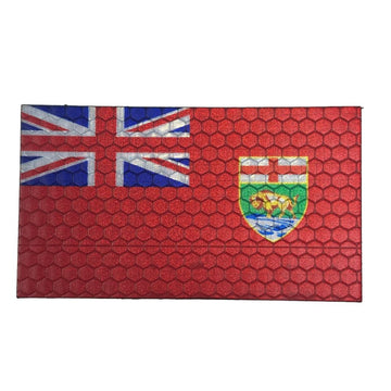 Manitoba Flag - Hi Vis HiViz Patch PatchPanel