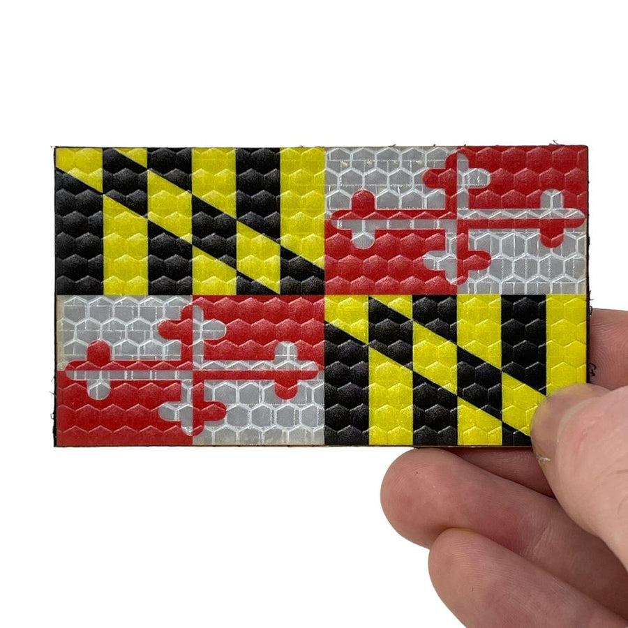 Maryland Flag - Hi Vis HiViz Patch PatchPanel