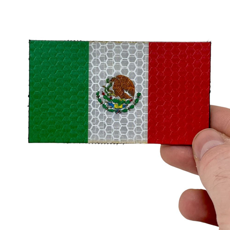 Mexico Flag - Hi Vis HiViz Patch PatchPanel