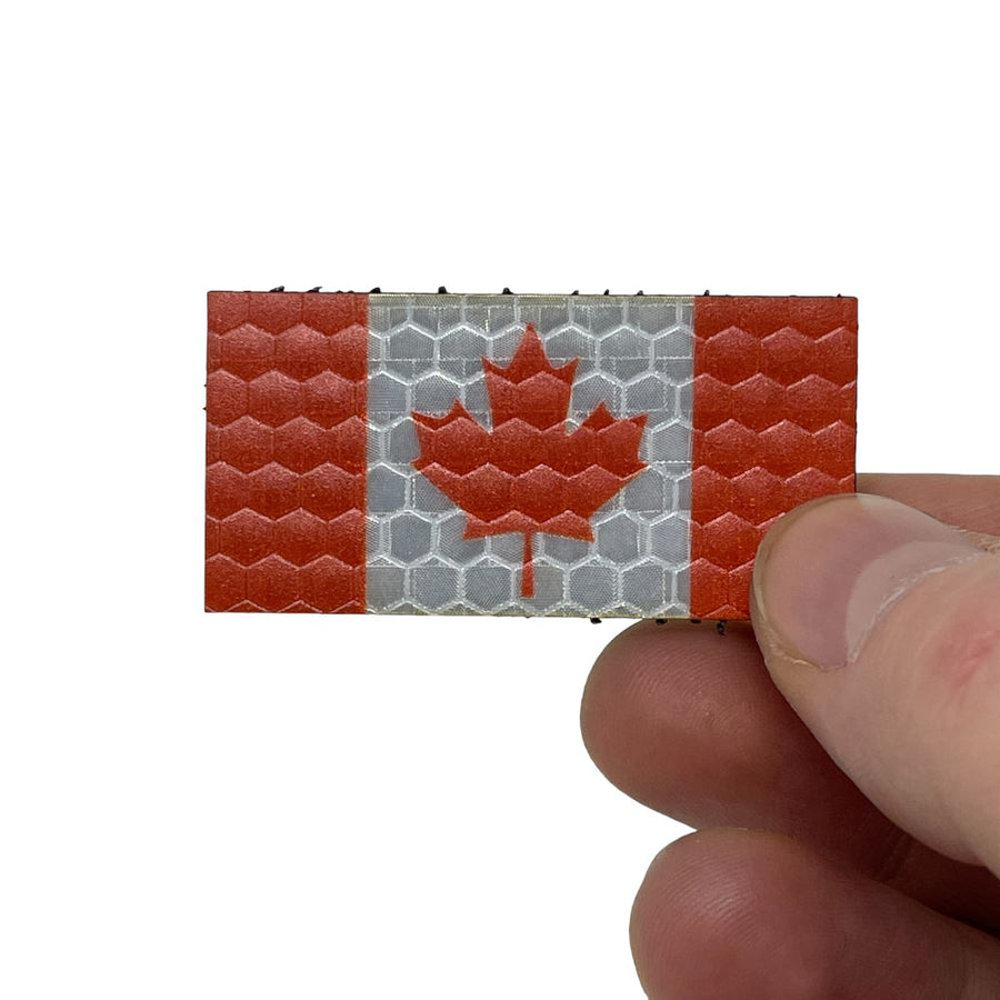Micro Canada Flag - Hi Vis HiViz Patch PatchPanel