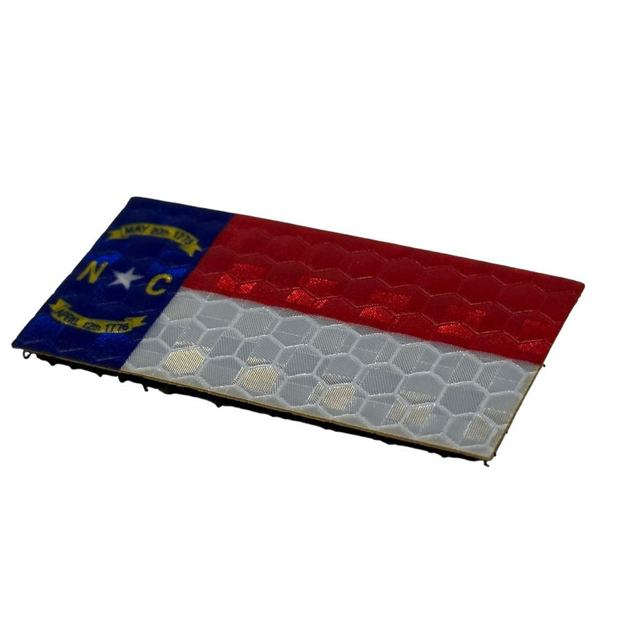Micro North Carolina Flag - Hi Vis HiViz Patch PatchPanel