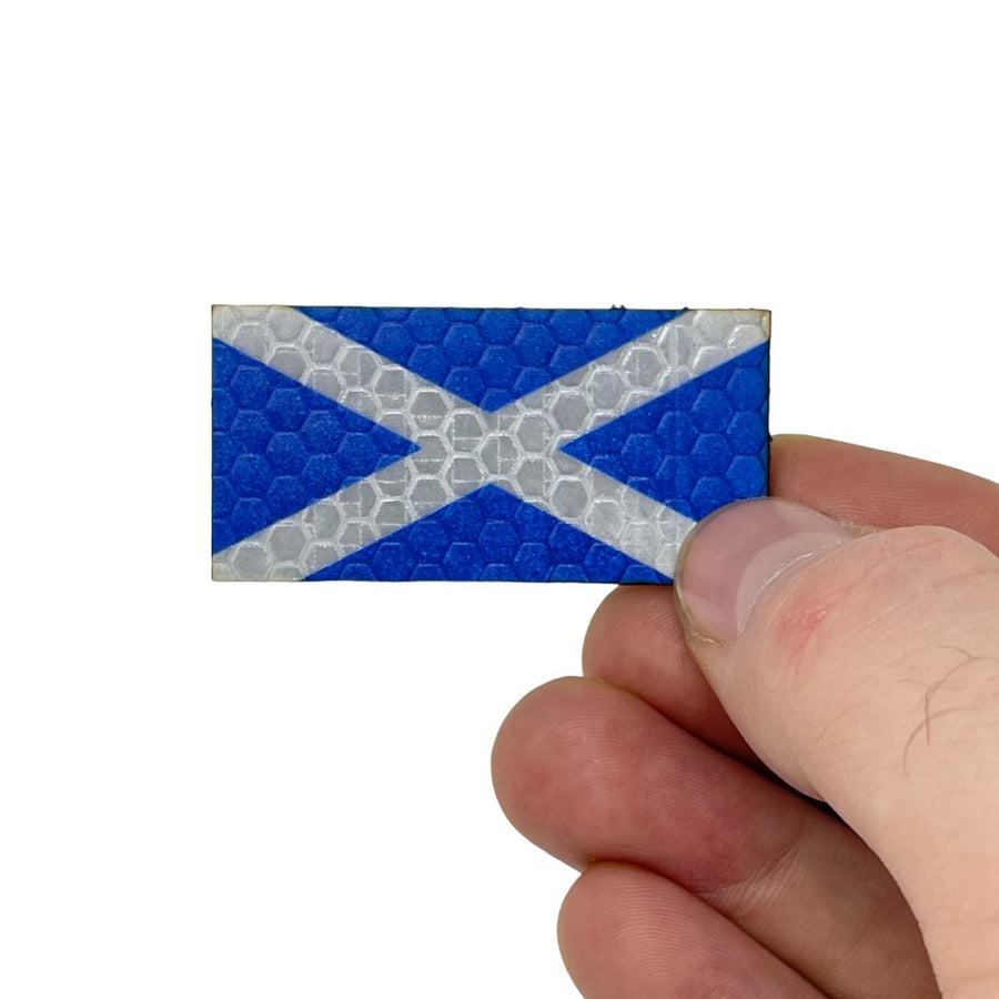 Micro Scotland Flag - Hi Vis HiViz Patch PatchPanel