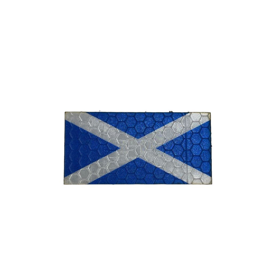 Micro Scotland Flag - Hi Vis HiViz Patch PatchPanel