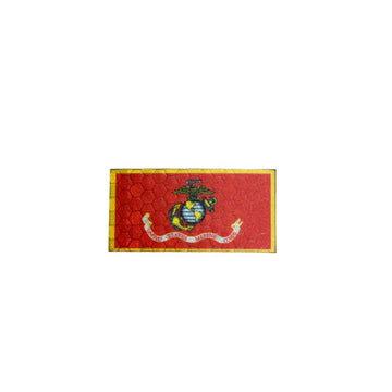 Micro United States Marine Corps Flag - Hi Vis HiViz Patch PatchPanel