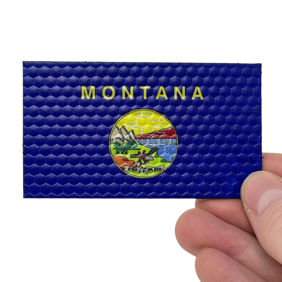 Montana Flag - Hi Vis HiViz Patch PatchPanel
