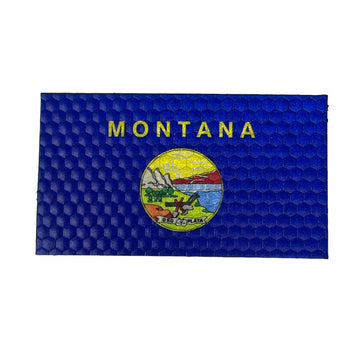 Montana Flag - Hi Vis HiViz Patch PatchPanel