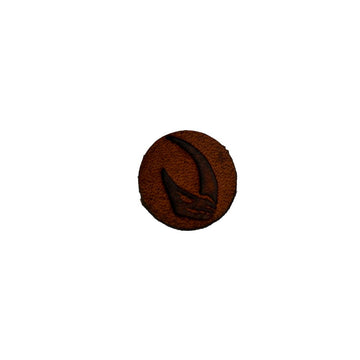 Mudhorn - Cat's Eye - Genuine hand pressed leather Leather Patch PatchPanel
